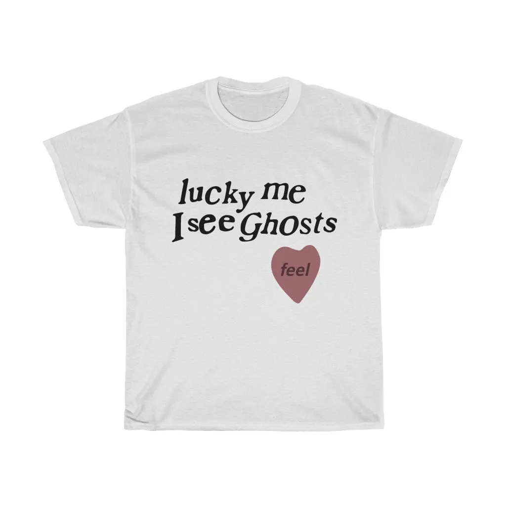 Kids See Ghosts T shirt, Lucky Me I See Ghosts - Kanye West / Kid Cudi Merch Inspired