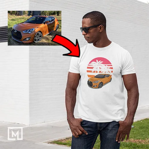 Korean Cars | Custom Print for Men | Fitted T-shirt