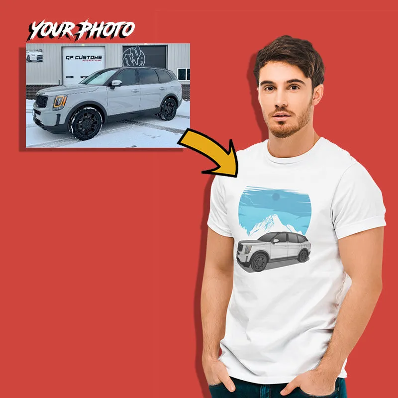 Korean Cars | Custom Print for Men | Fitted T-shirt