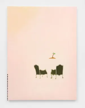 Lena Christakis, “Little island (on drawing palm trees as a kid and always putting the sun in the corner)” SOLD