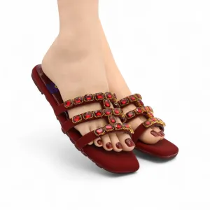 M0672 pearl slipper