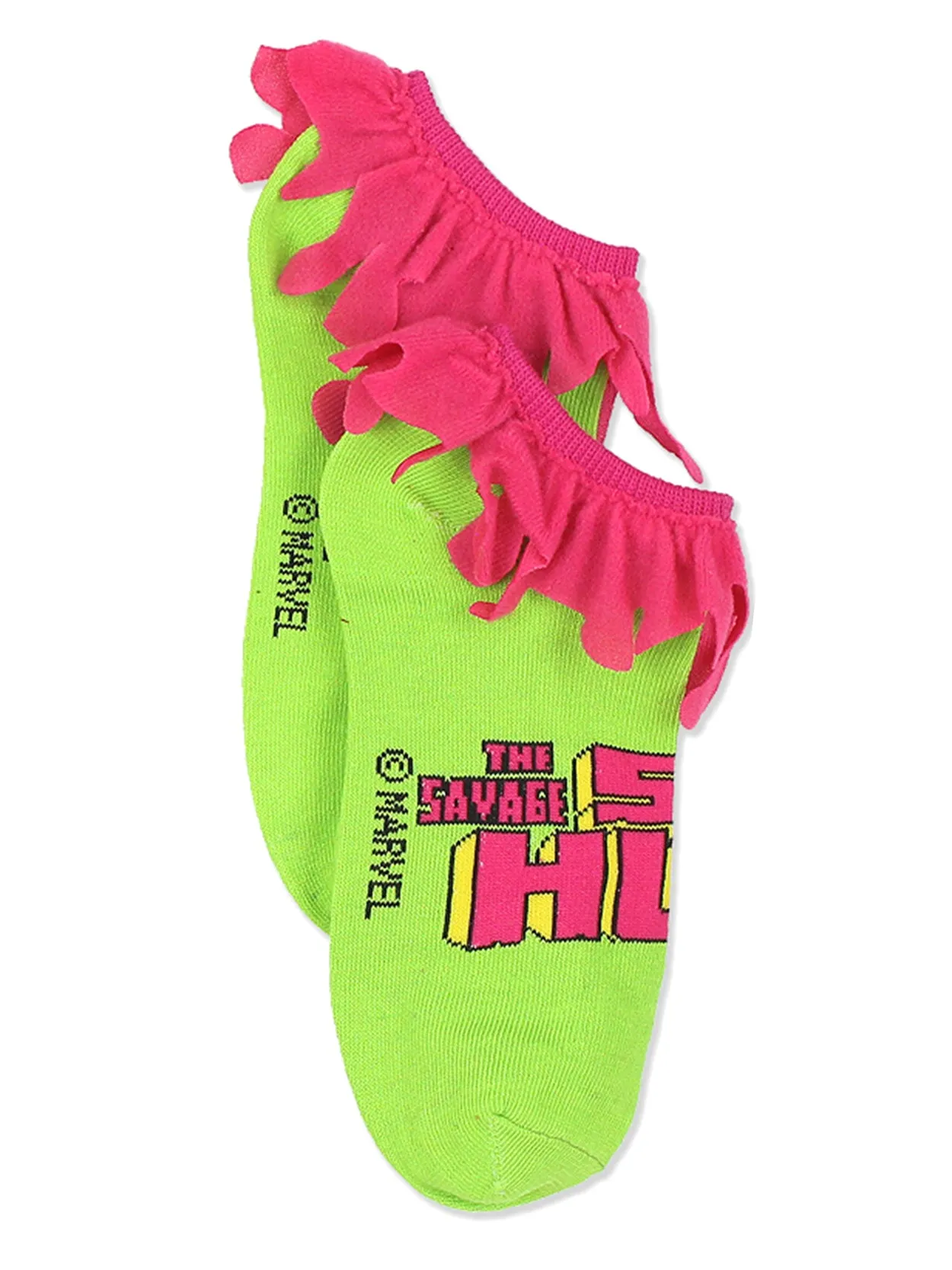 Marvel Comics Superhero Novelty Costume Low Rise Socks 3-Pack