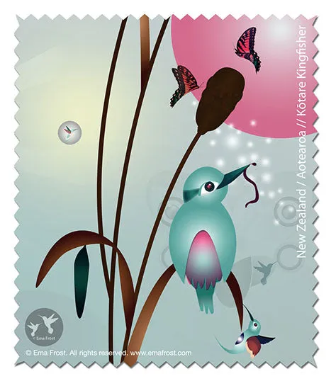 Microfibre Cleaning Cloth - Kingfisher