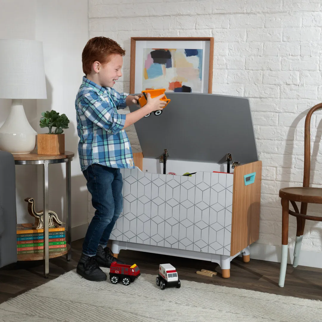 Mid-Century Toy Storage Bench KidKraft