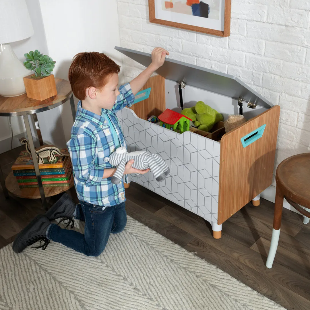 Mid-Century Toy Storage Bench KidKraft