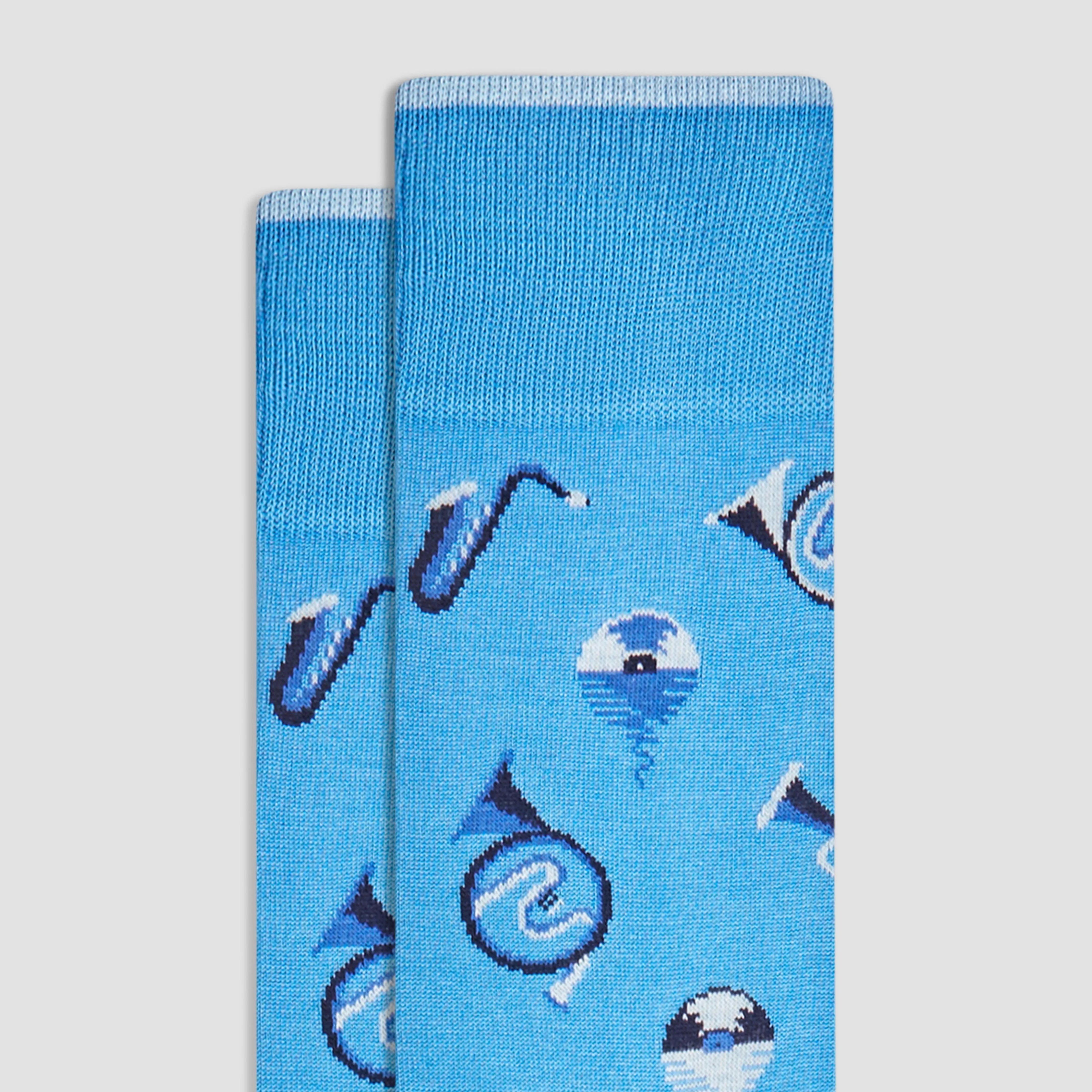 Musical Mid-Calf Socks