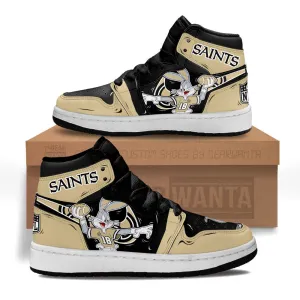 New Orleans Saints Kid J1s Sneakers Custom