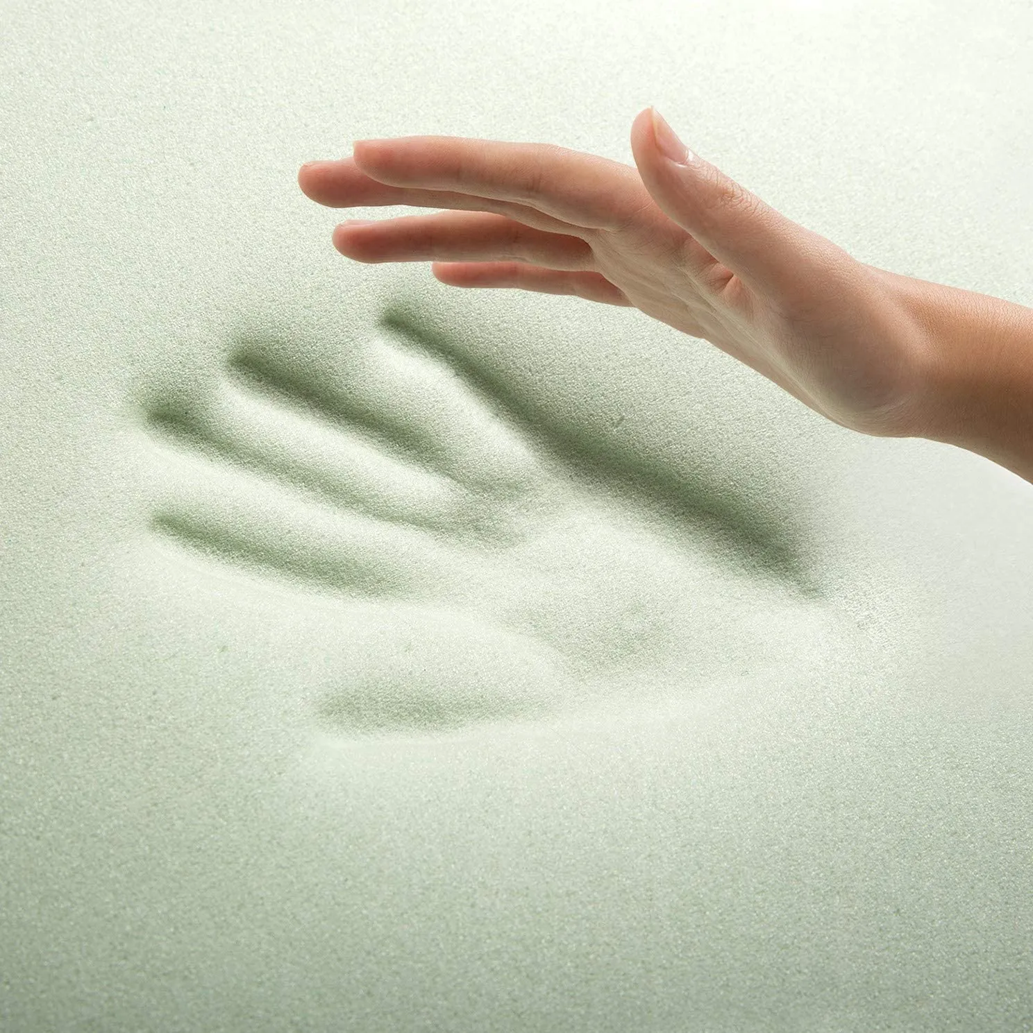 New Zinus 3 Inch Green Tea Memory Foam Mattress Topper, Full/Double! Comes compressed rolled in box for easy transport!