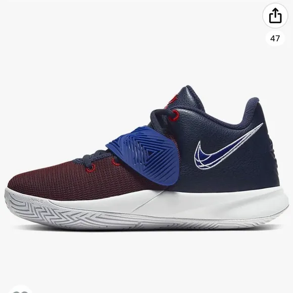 Nike Kyrie Flytrap 3 GS 'Obsidian Gym Red' NWB