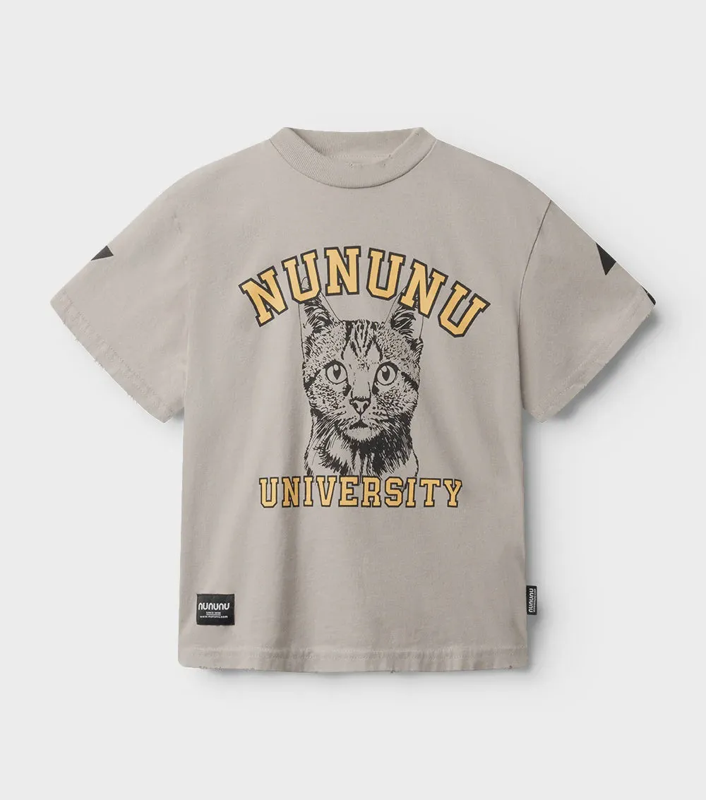 Nununu - Nununu University T-Shirt - Smokey Grey