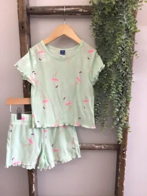 Old Navy ribbed flamingo set-6/7