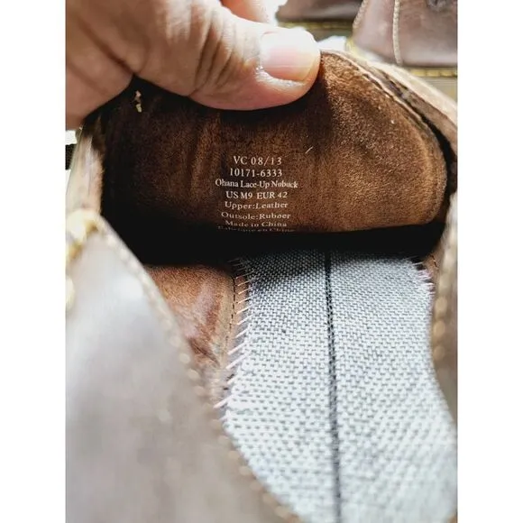 Olukai Men 9 brown color