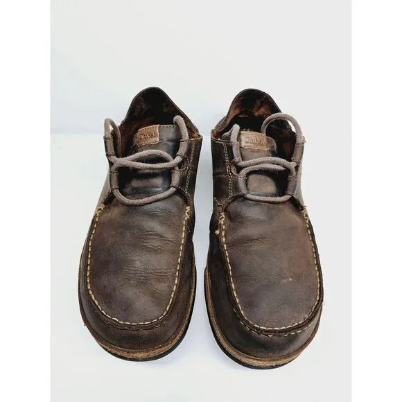 Olukai Men 9 brown color