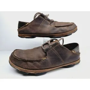 Olukai Men 9 brown color