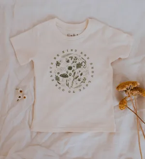 Organic Cotton - Be Kind To Our Earth Tee 12-18 months