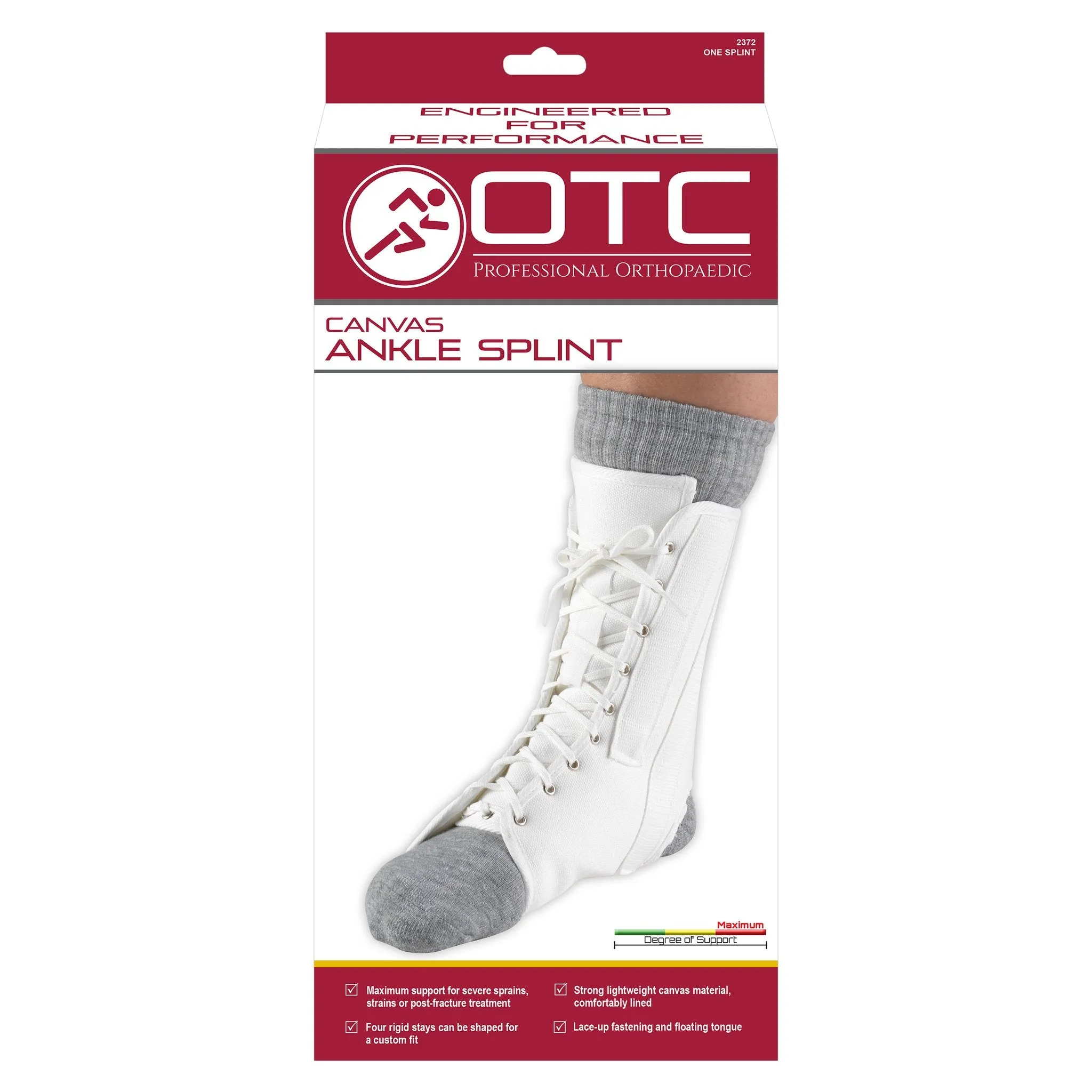 OTC  CANVAS ANKLE SPLINT - 2372