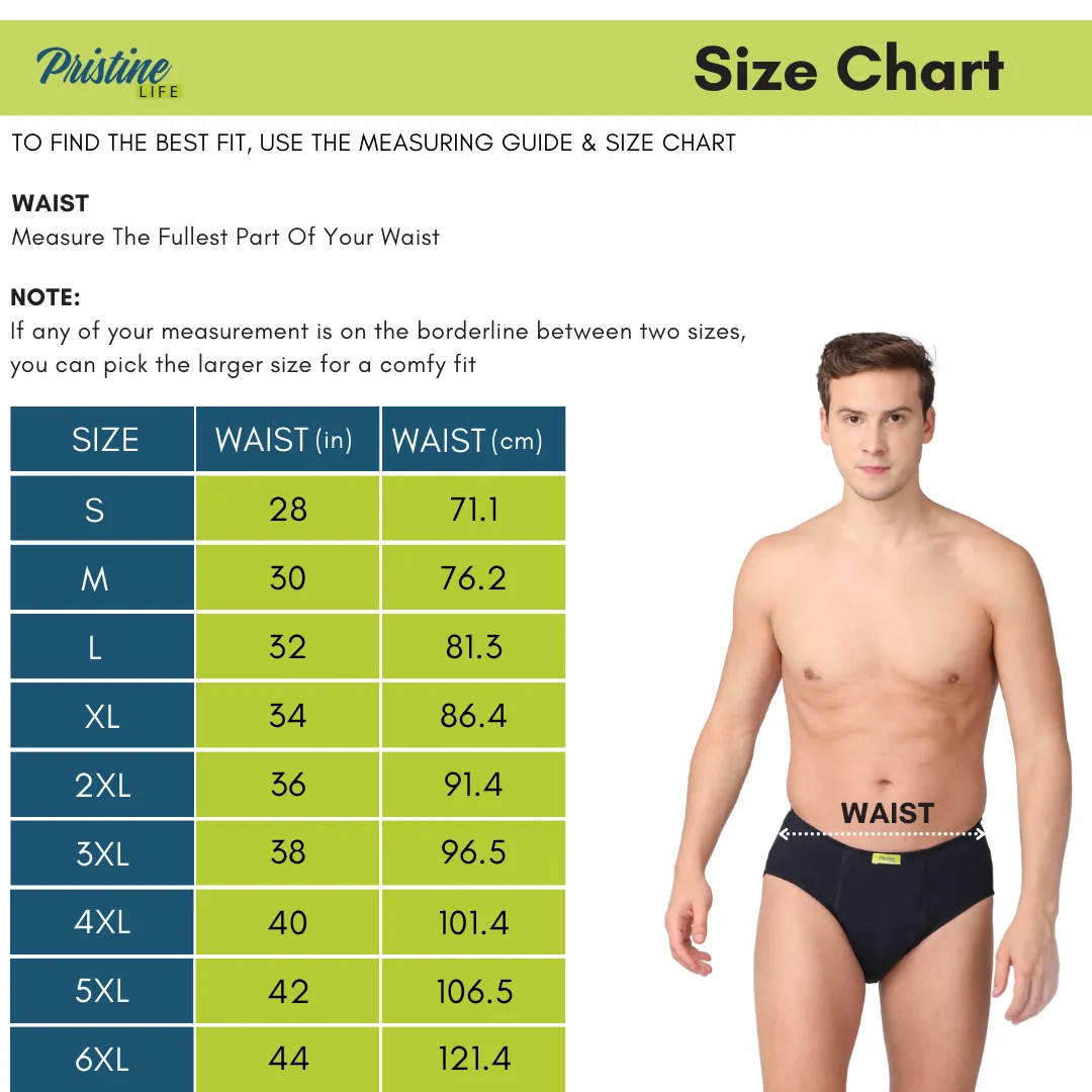 Pack Of 2  Men's Incontinence Briefs