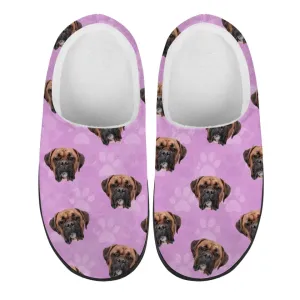 Personalized Photo Pet Slippers, Custom Unisex Plush Slippers, Gift For Pet Owners, Pet Lovers