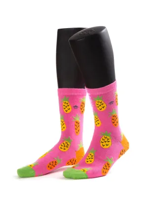 Pineapple Design Women Socks