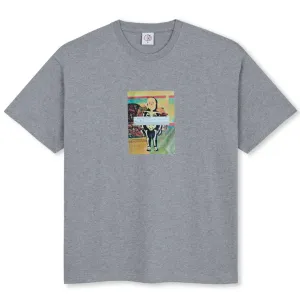 POLAR SKELETON KID TEE - HEATHER GREY