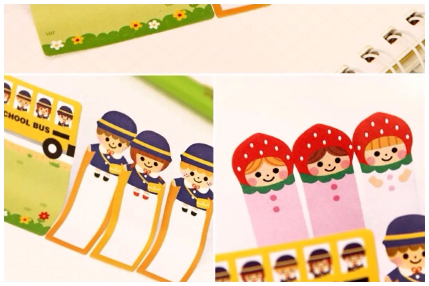 Post It Memo Note Pad - Yellow School Bus SS717