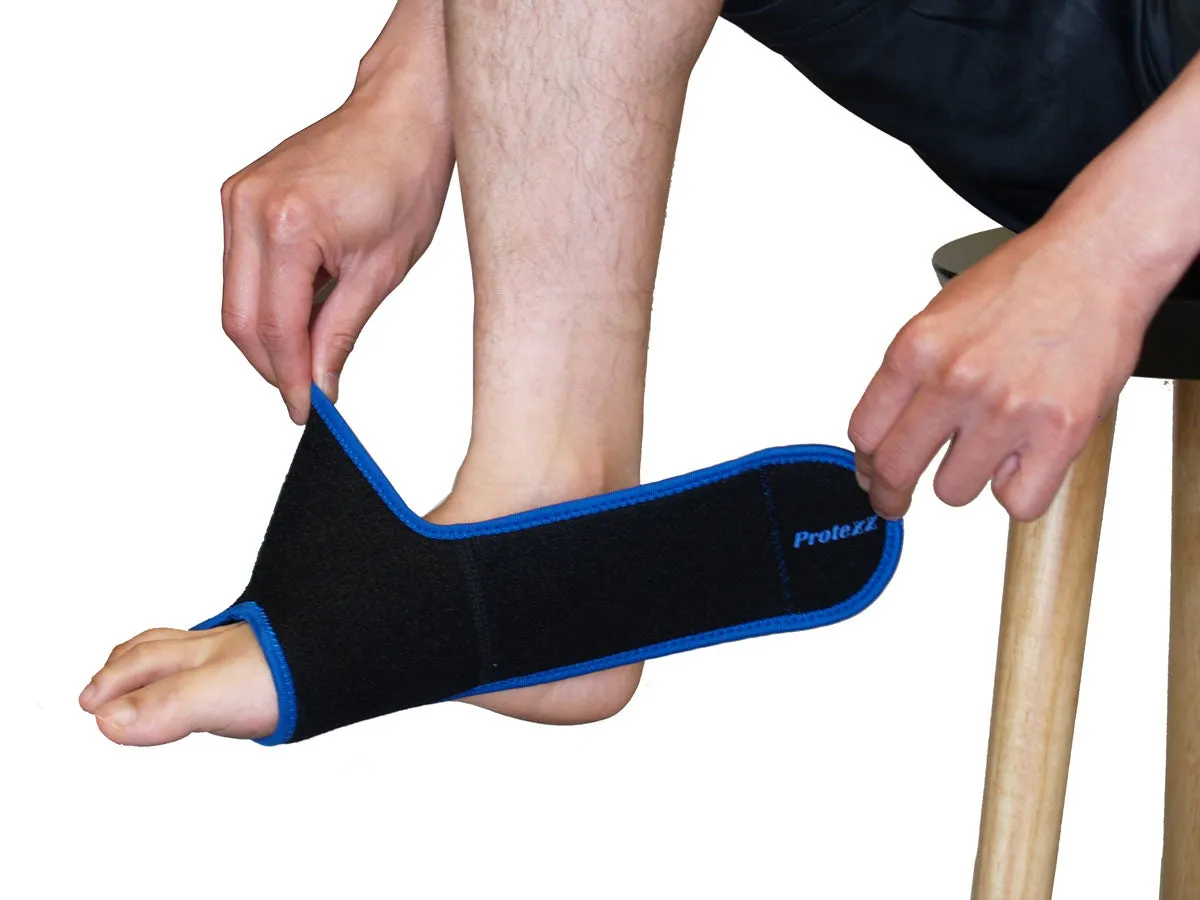 Protexx Right Ankle Sport Support Brace - Black