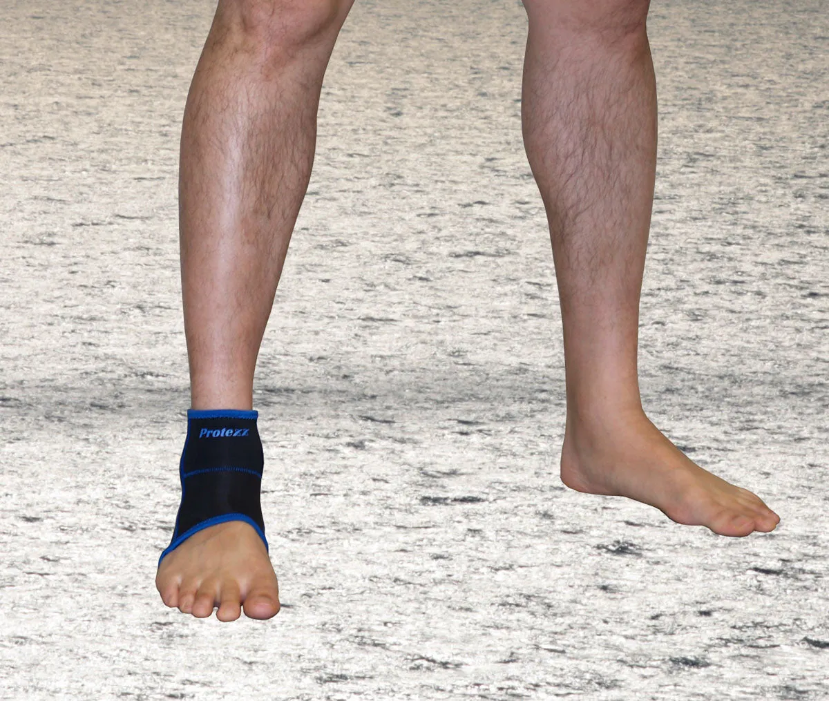 Protexx Right Ankle Sport Support Brace - Black