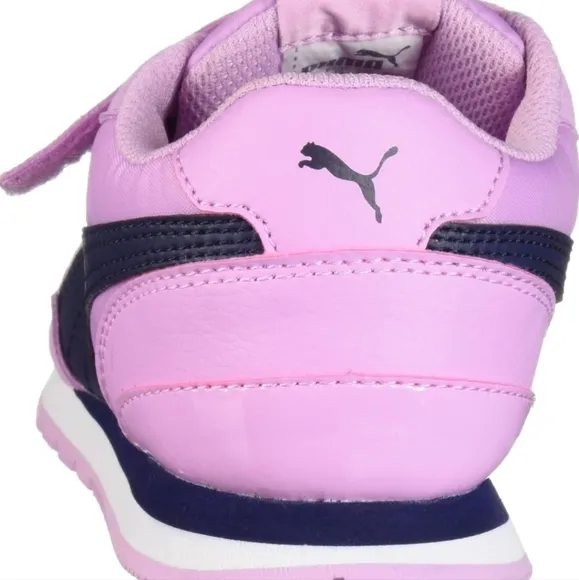 PUMA boys St Runner 2 Hook and Loop Sneaker, Orchid-peacoat, 3 Little Kid US NWB