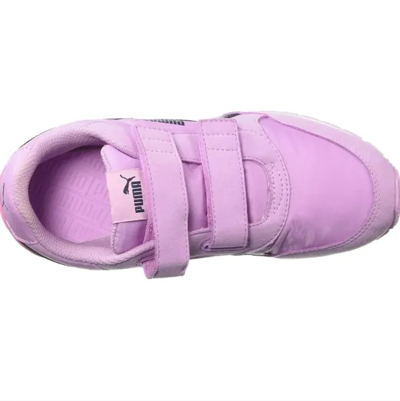 PUMA boys St Runner 2 Hook and Loop Sneaker, Orchid-peacoat, 3 Little Kid US NWB