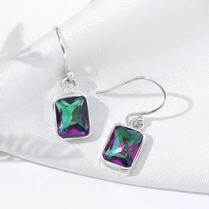 Pure 925 Silver Earrings - Prism of Rainbow Radiance