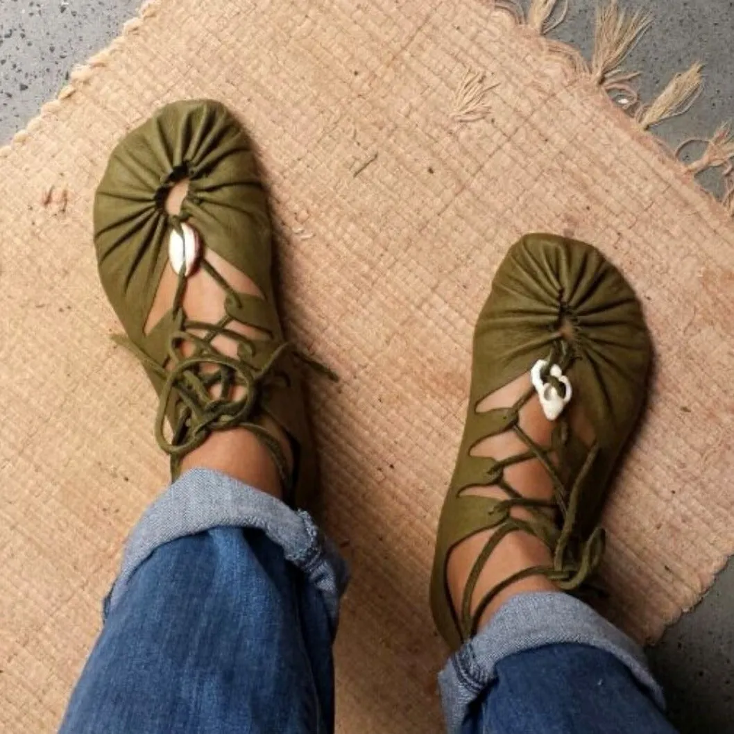 "Sun" Sandals / Custom-Made Barefoot-Sandals