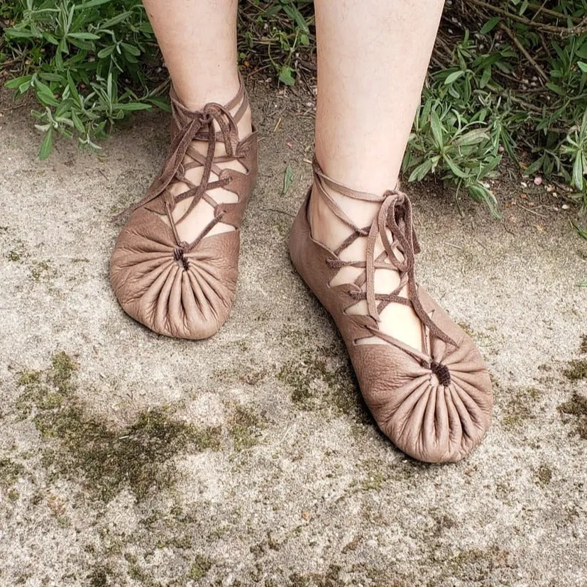 "Sun" Sandals / Custom-Made Barefoot-Sandals