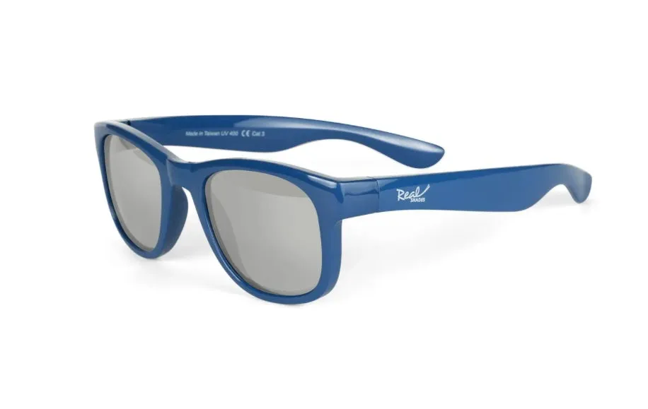 Real Shades “Surf” Sunglasses in Bright Blue: Size Baby 0 