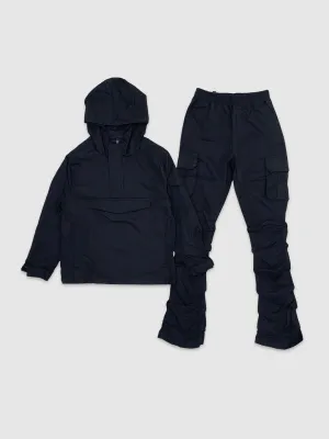 REB-800B522SET-Boy's Anorak Jacket & Stack Pants Set