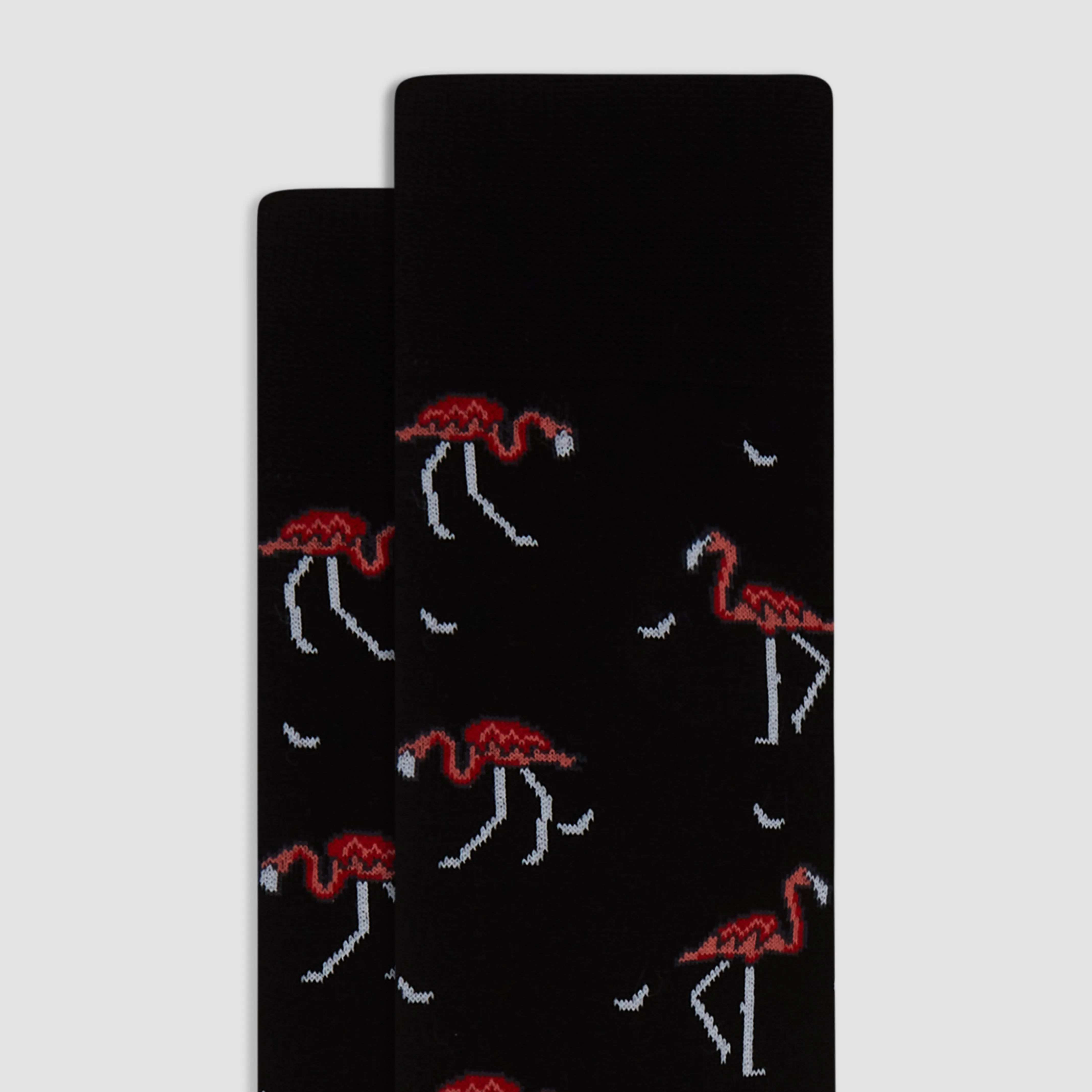 Red Flamingos Mid-Calf Socks