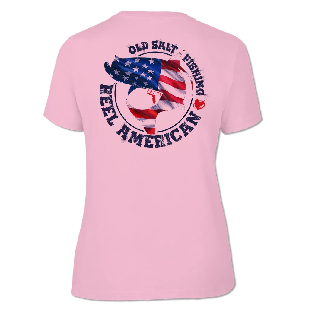 Reel Inshore American - Ladies Short Sleeve Performance Shirt