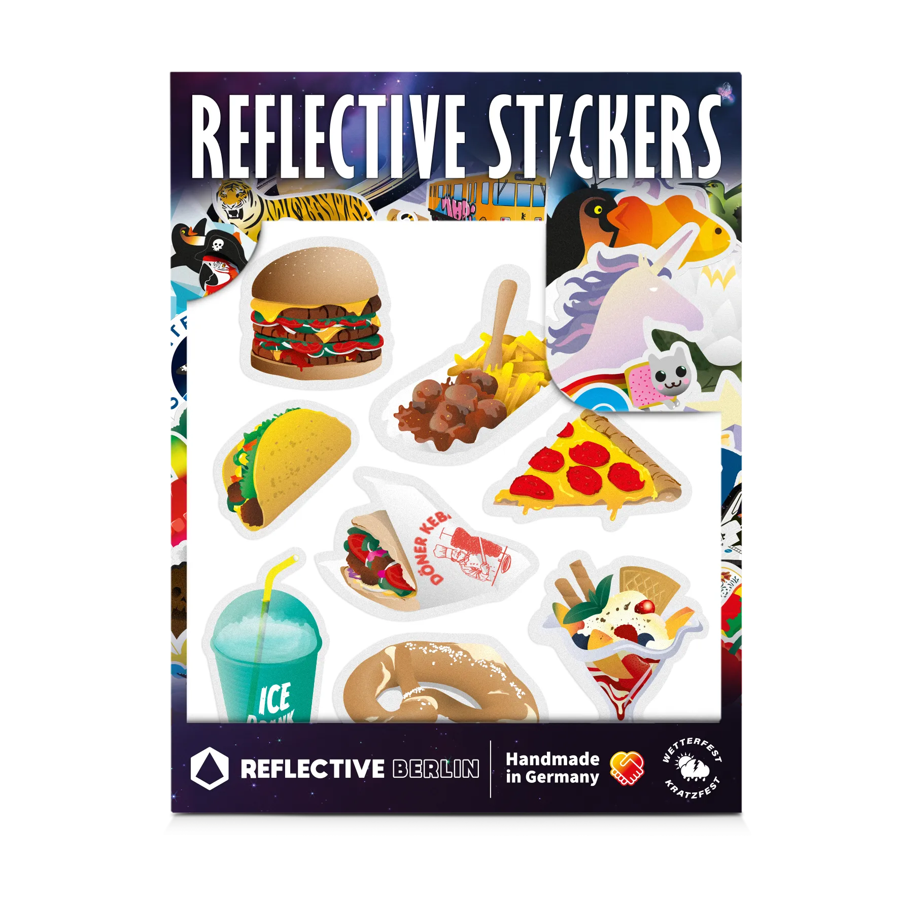 Reflexsticker KID Set: Fast Food