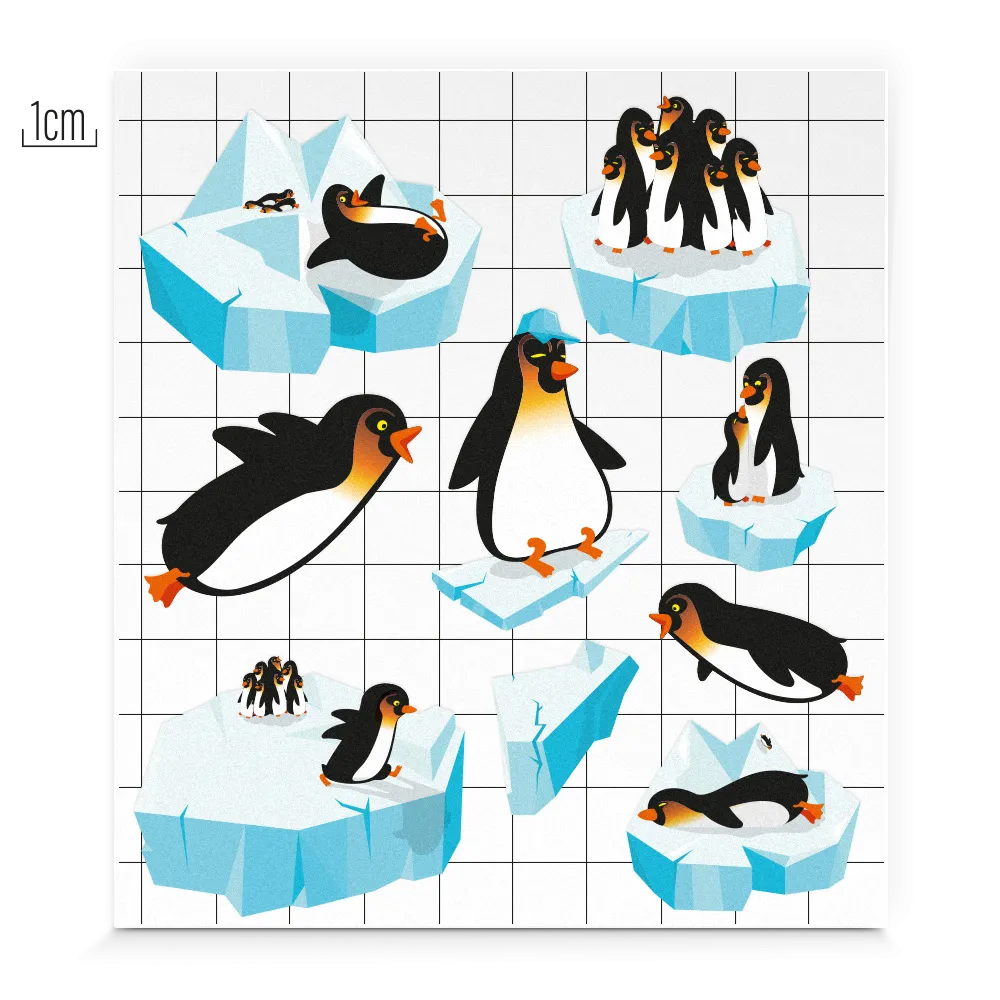 Reflexsticker KID Set: Penguins