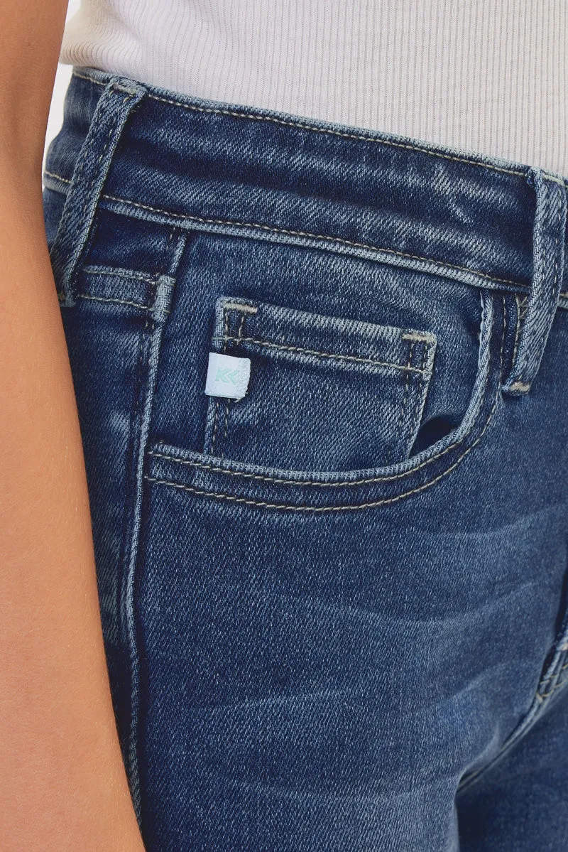 Rio High Rise Ankle Skinny Kid Jeans