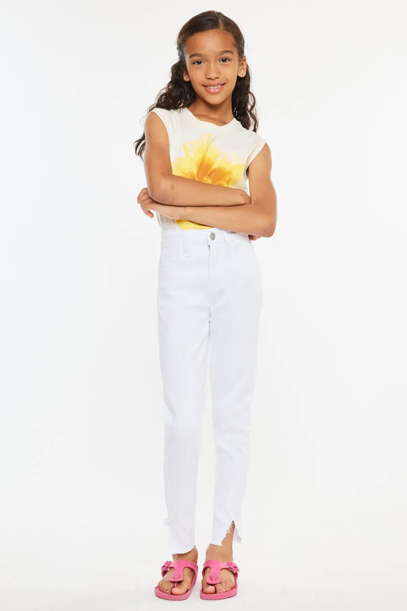 Rio High Rise Ankle Skinny Kid Jeans