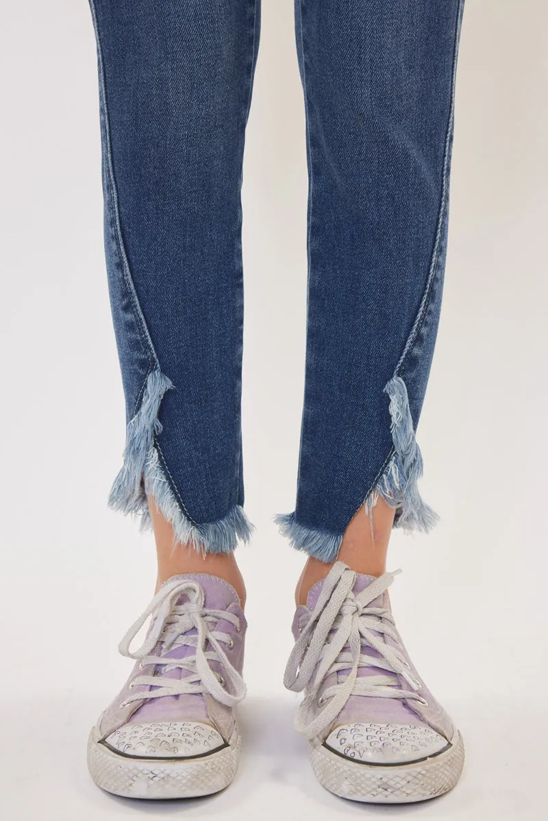 Rio High Rise Ankle Skinny Kid Jeans