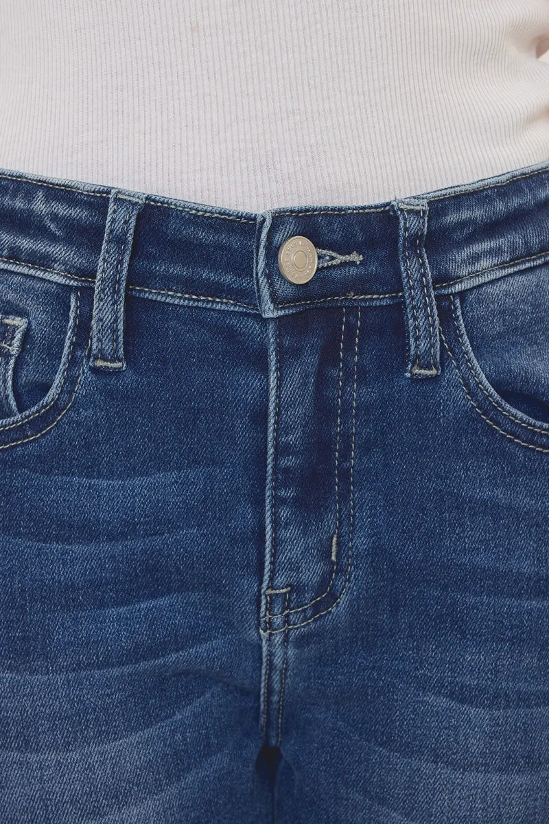 Rio High Rise Ankle Skinny Kid Jeans