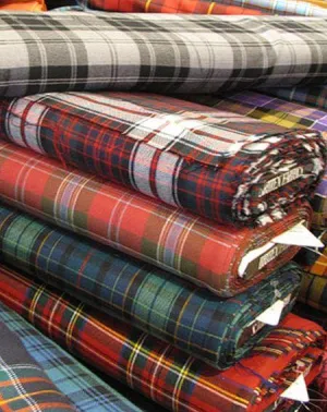 Russell Modern Light Weight 8oz Tartan Cloth