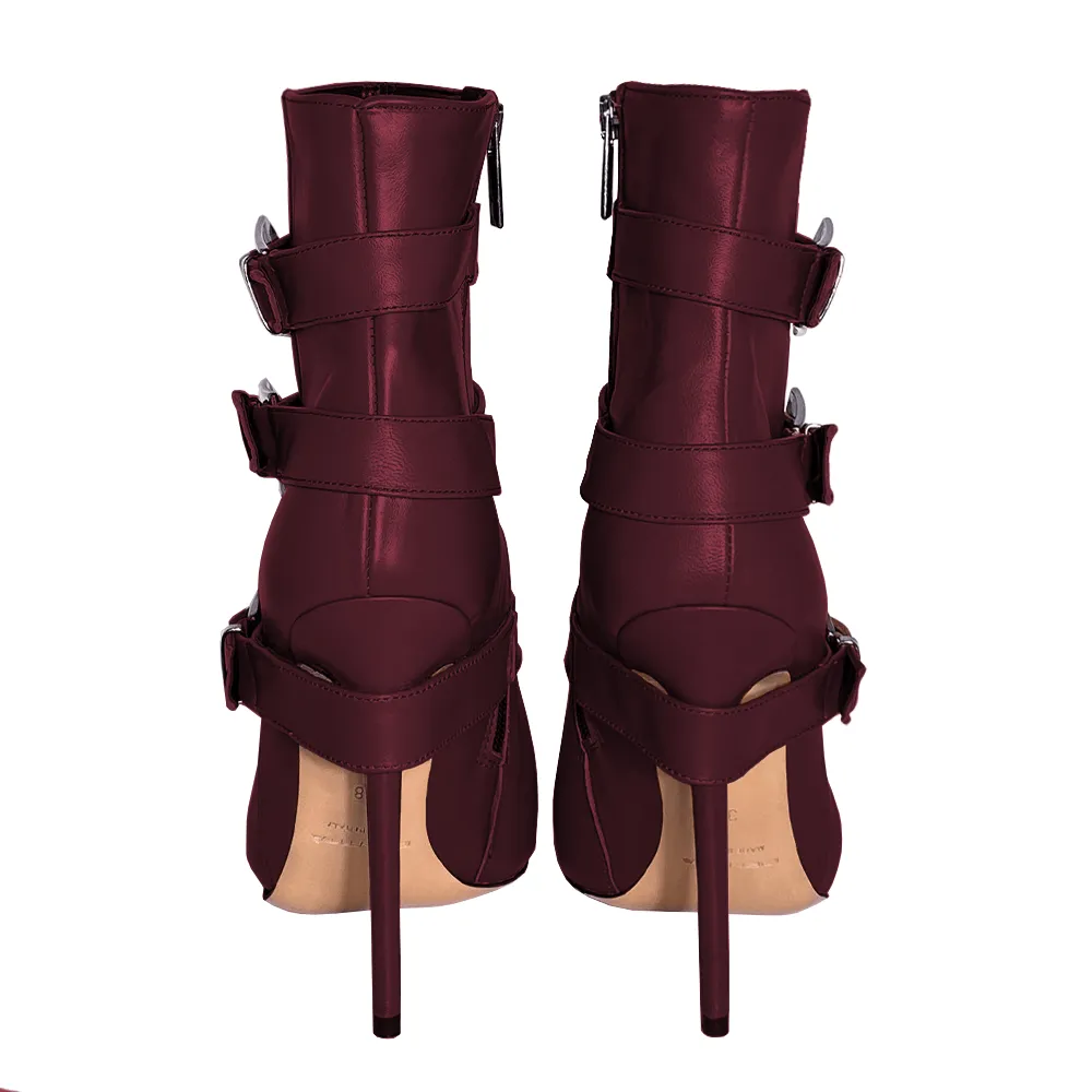 SAMIRA PELLE BURGUNDY