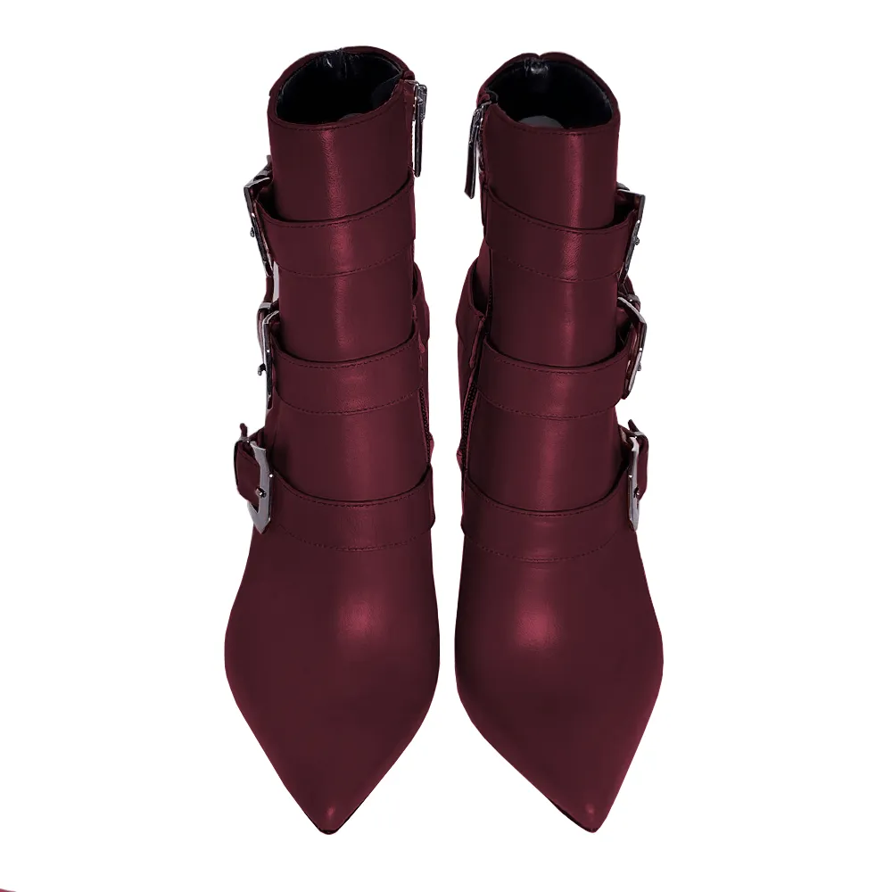 SAMIRA PELLE BURGUNDY