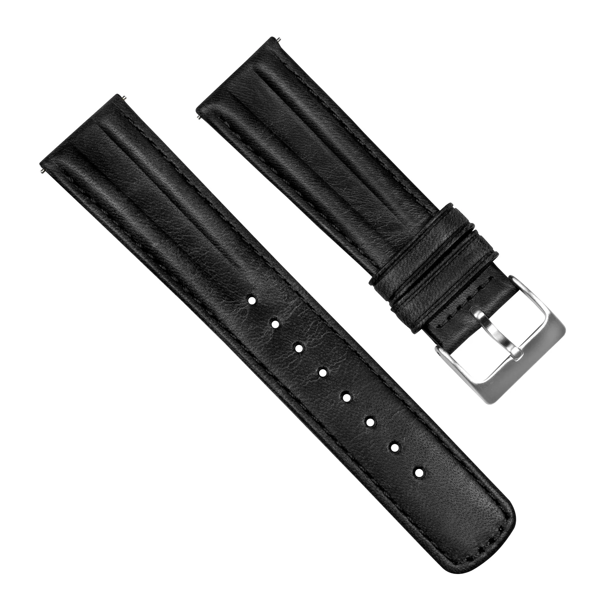 Samsung Galaxy Watch Active Classic Horween Leather Black Watch Band