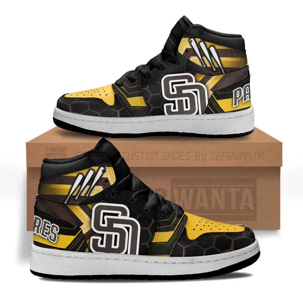 San Diego Padres Kid J1s Sneakers Custom