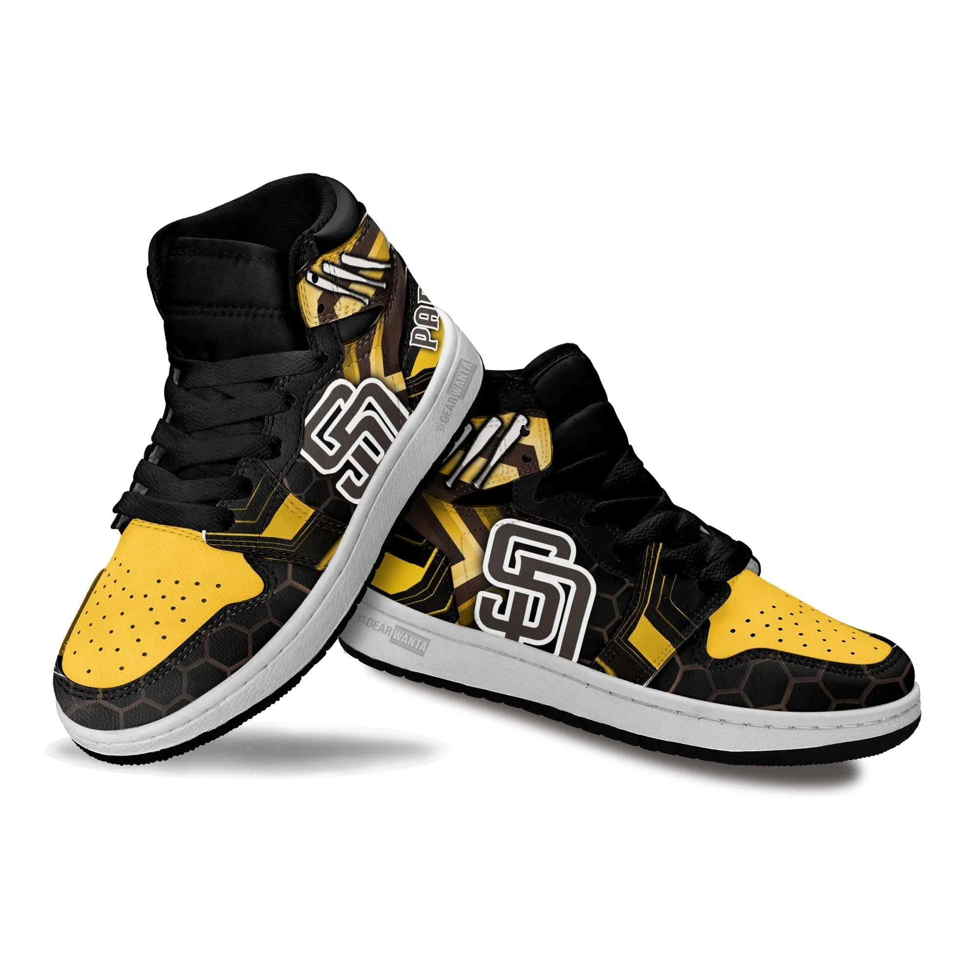 San Diego Padres Kid J1s Sneakers Custom