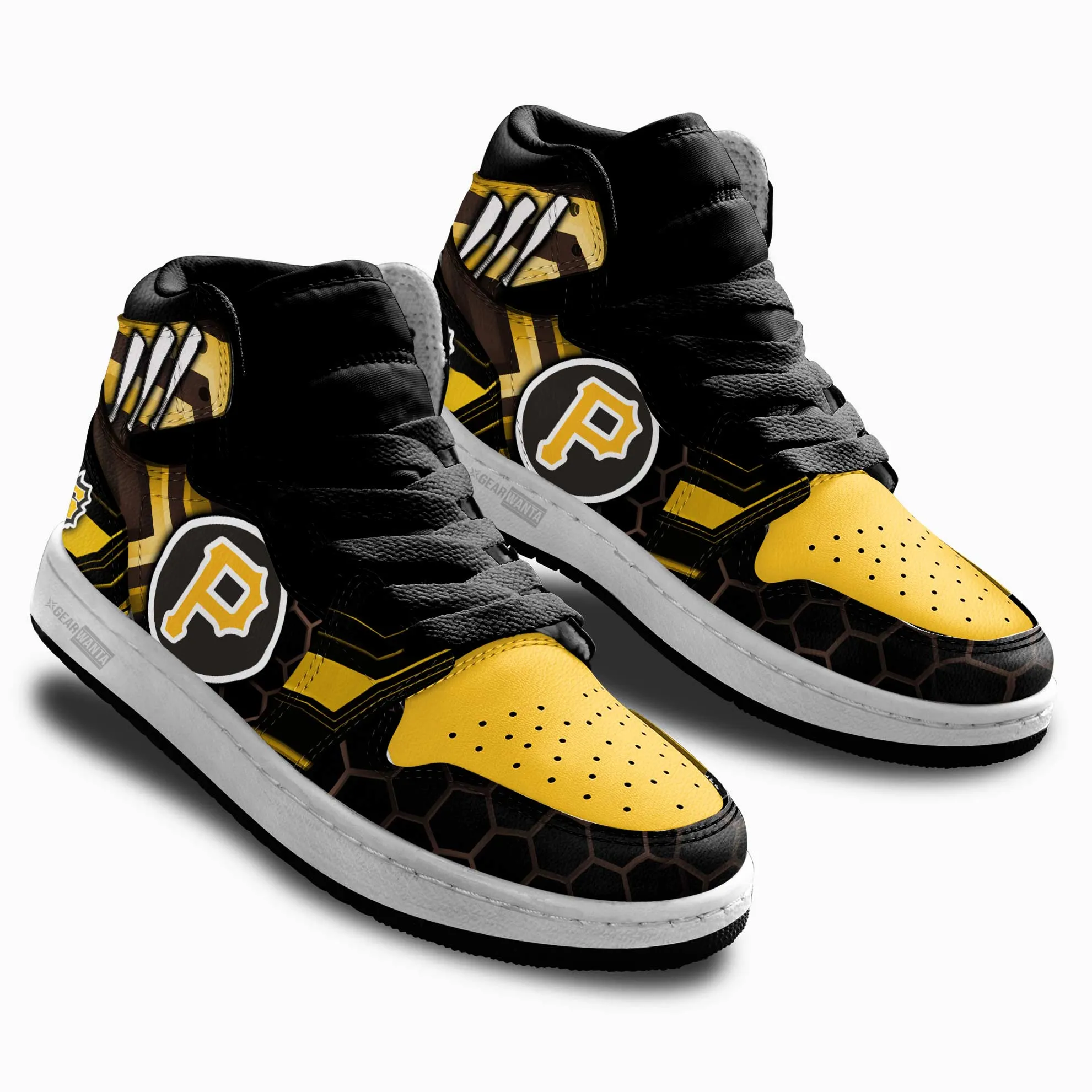 San Pittsburgh Pirates Kid J1s Sneakers Custom