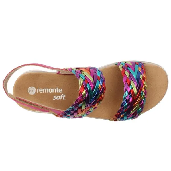 Sangria Multi Metallic Sandals